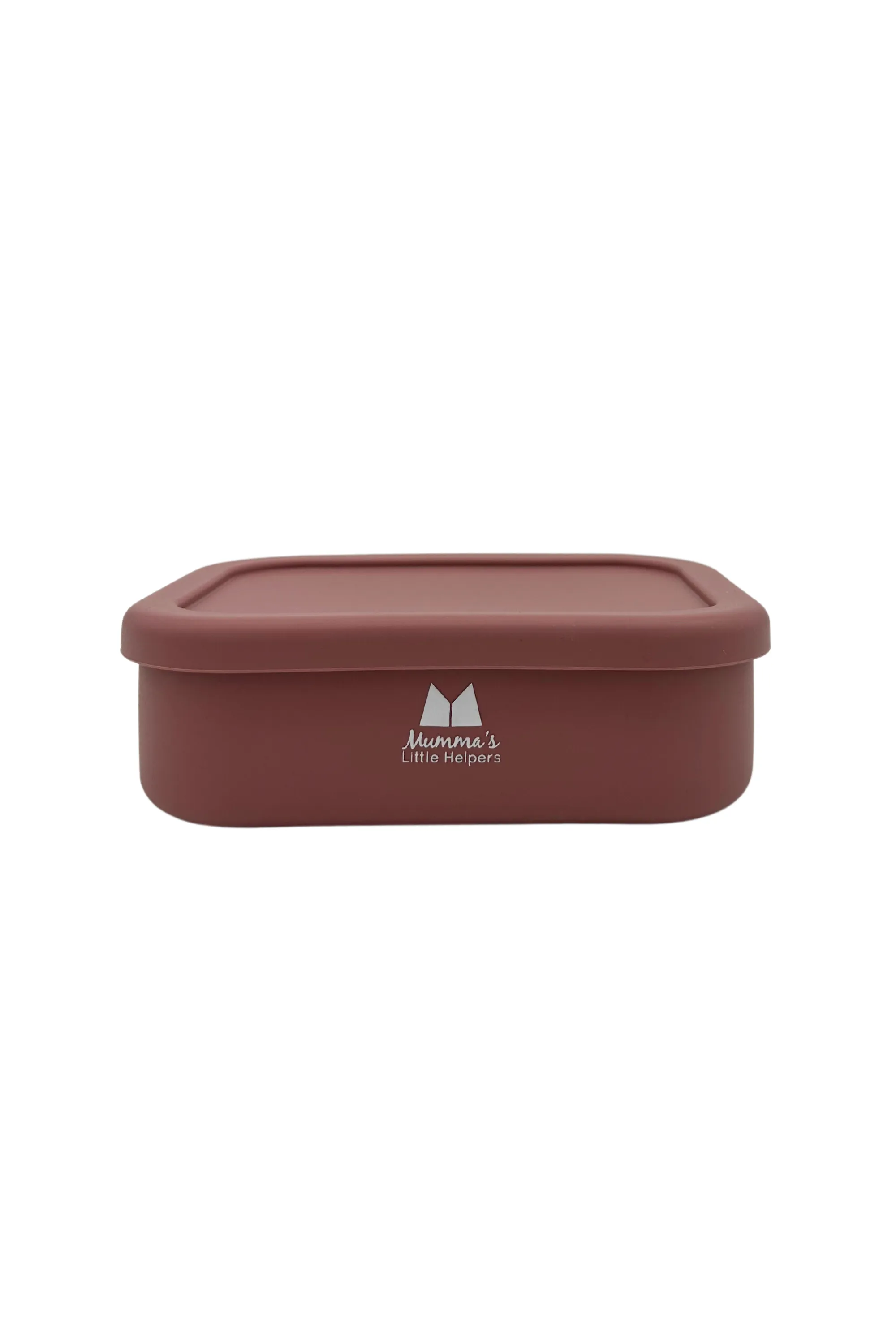 3 Section Silicone Bento Lunch Box - Dusty Pink