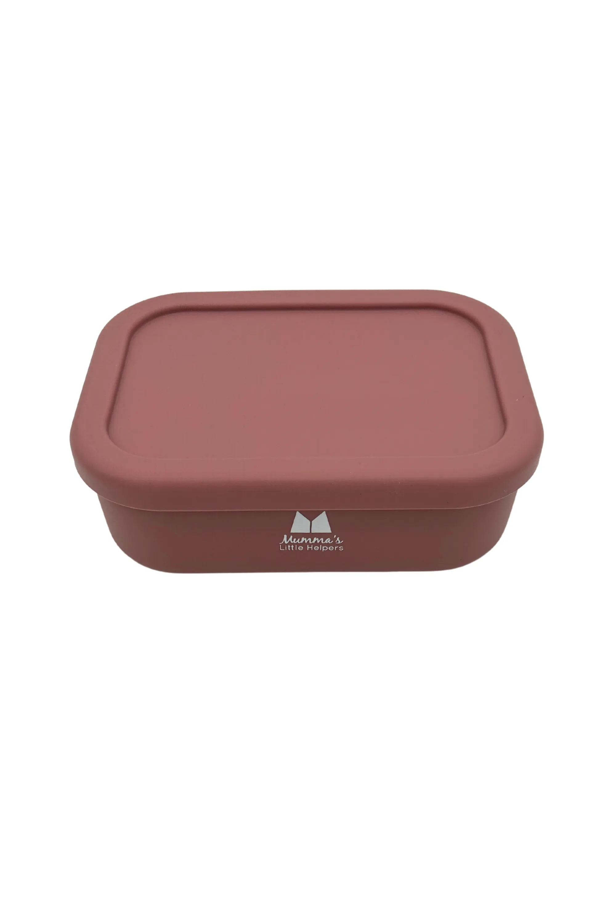 3 Section Silicone Bento Lunch Box - Dusty Pink