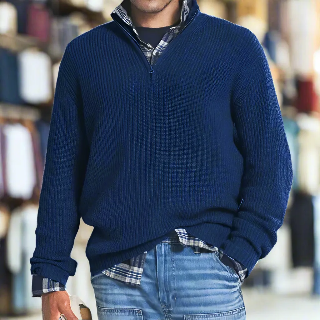 Andres™ | Cozy Zip-Up Sweater