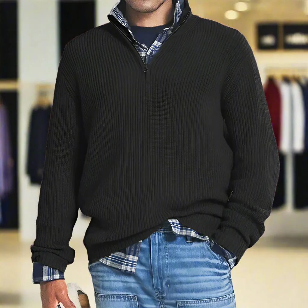 Andres™ | Cozy Zip-Up Sweater