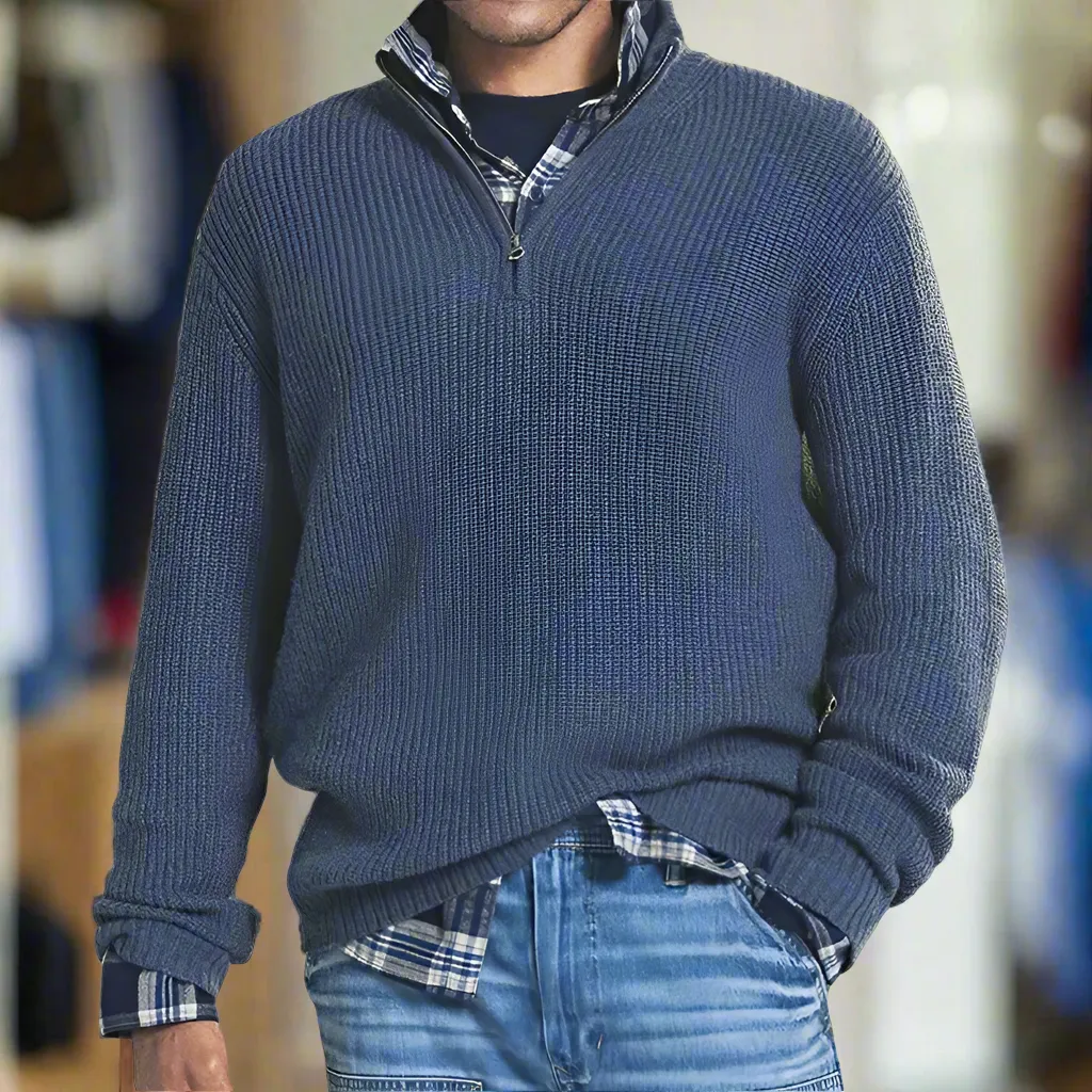 Andres™ | Cozy Zip-Up Sweater