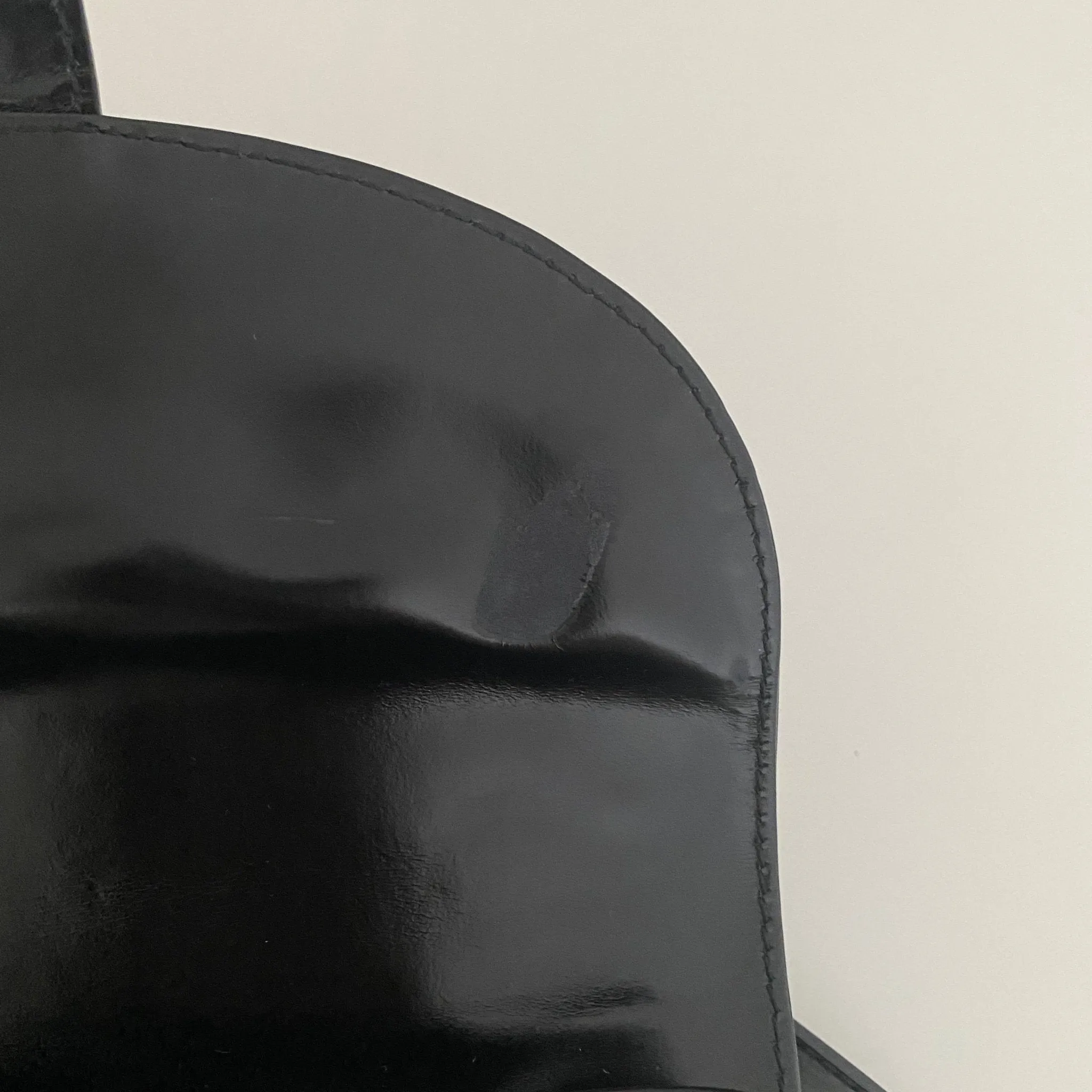 Bamboo Patent Leather Backpack