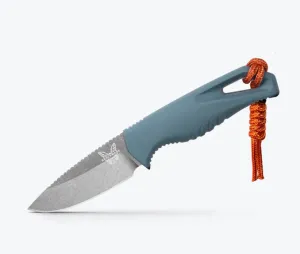 Benchmade Intersect Depth Blue Santoprene Handles w/ MagnaCut Fixed Blade 18050