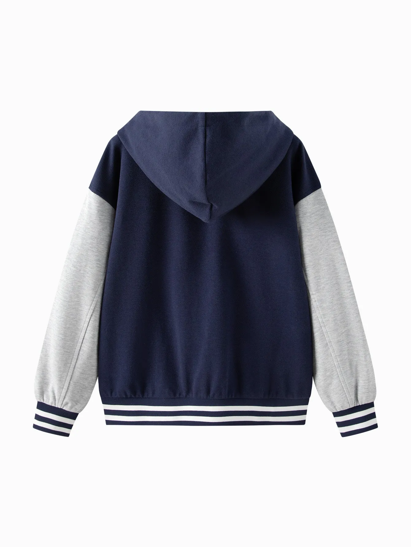 Boy Trend Scenarios Dark Blue Letter Casual Clothes