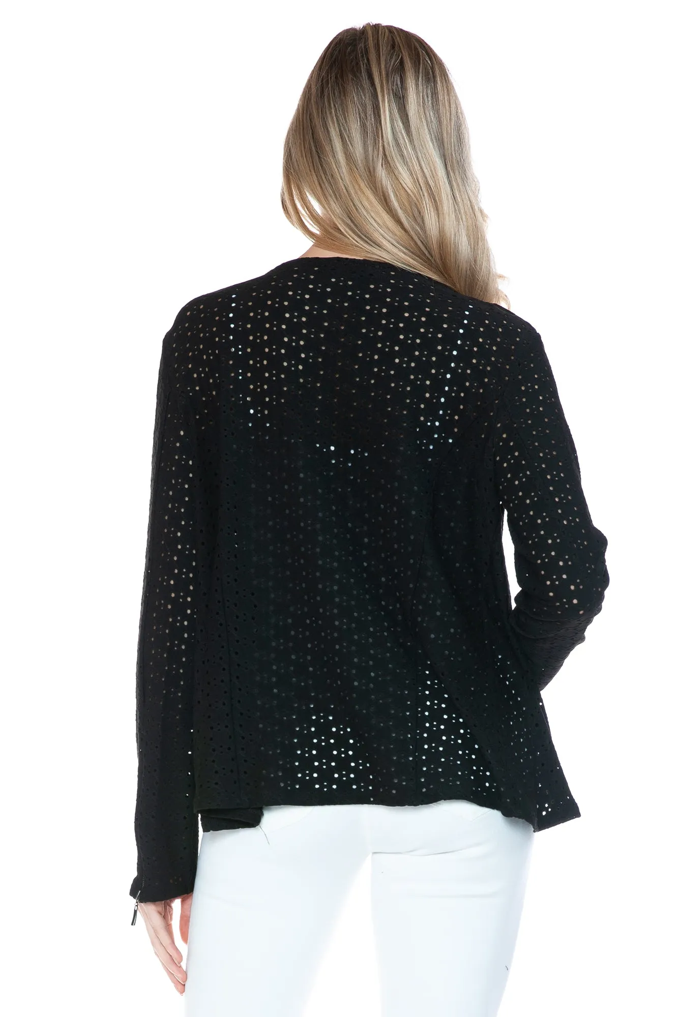 Brooklyn Isles Eyelet Open Blazer