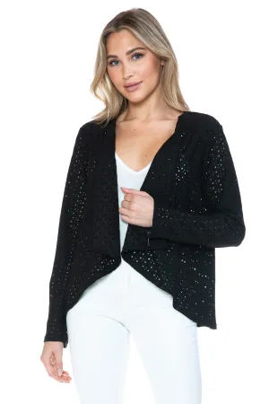 Brooklyn Isles Eyelet Open Blazer