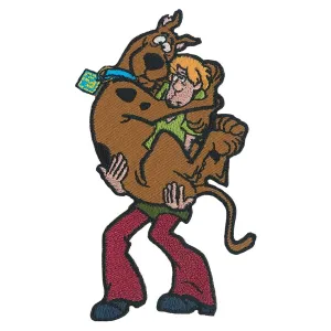 C&D Visionary Doo Shaggy Holding Scooby Patch, Brown, Red