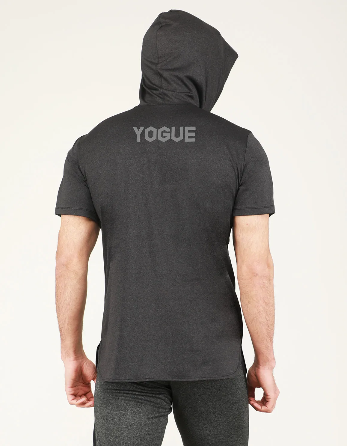 Charcoal Grey Hooded T-Shirt