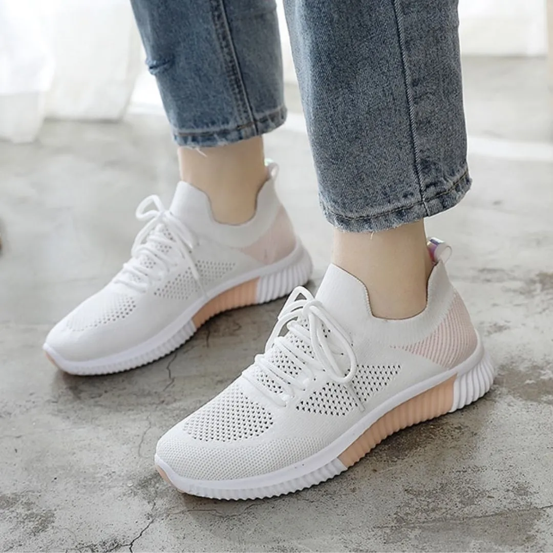 Cuzcare Women Orthopedic Shoes Mesh Hollow Modern Sneakers