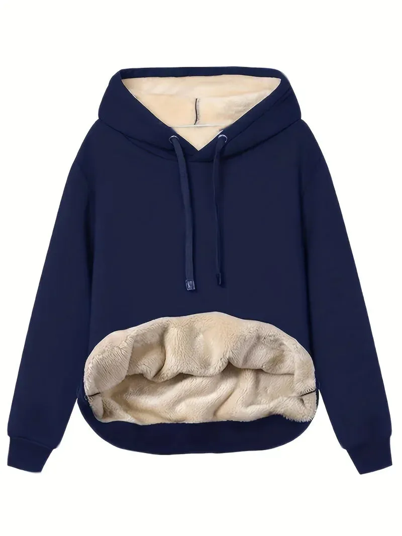 Fleece gevoerde kangoeroezak Hoodie