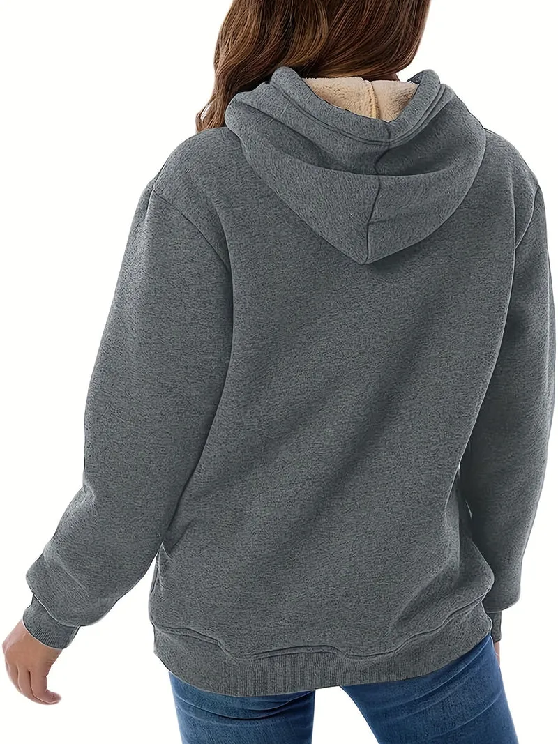 Fleece gevoerde kangoeroezak Hoodie