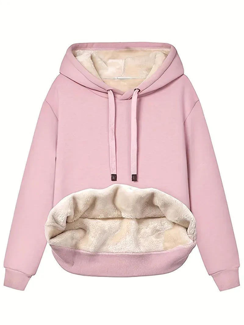 Fleece gevoerde kangoeroezak Hoodie
