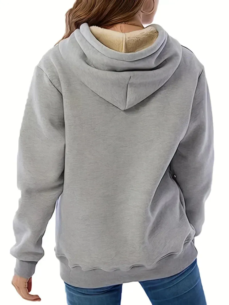 Fleece gevoerde kangoeroezak Hoodie