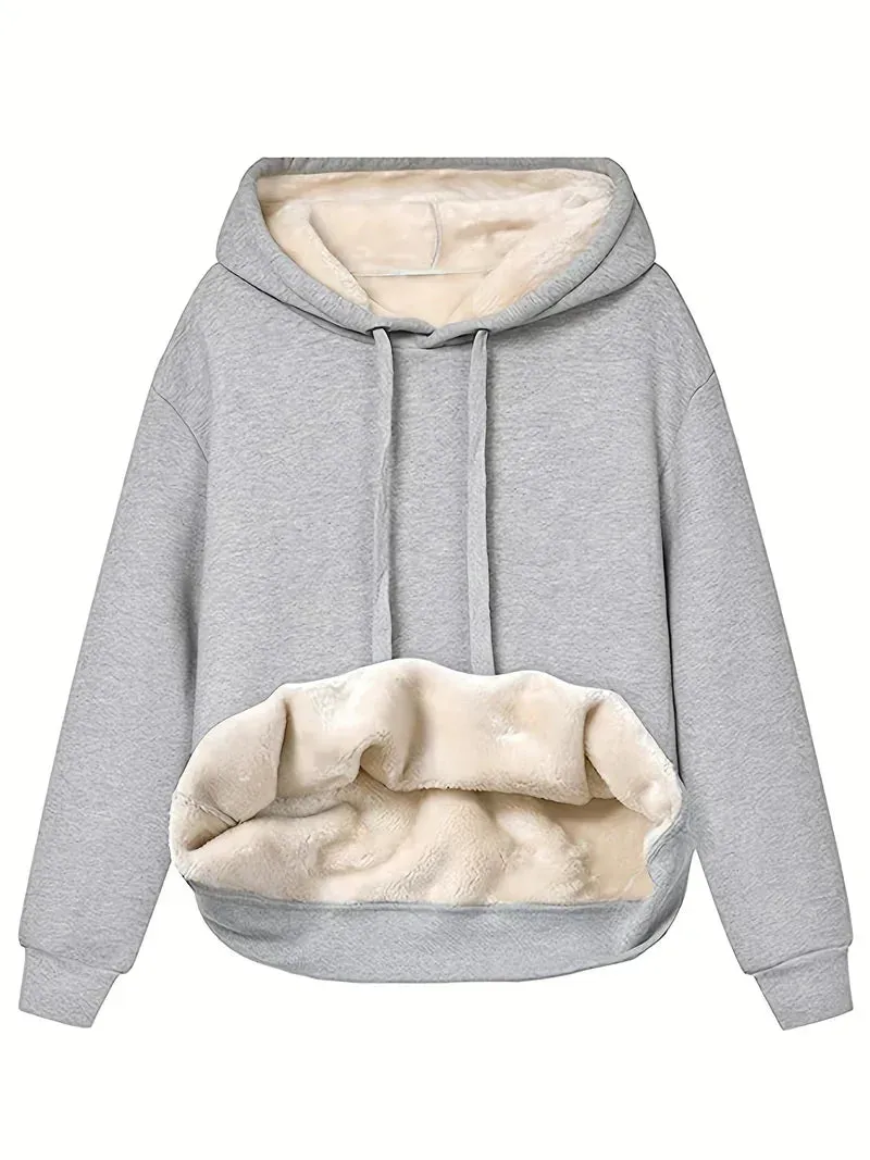 Fleece gevoerde kangoeroezak Hoodie