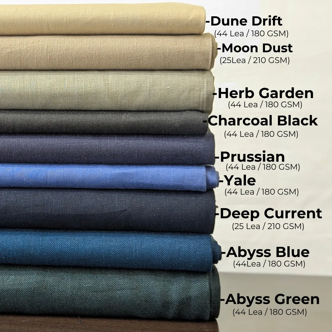 JUNO Men's Linen Jogger Pants, Full Elastic Waist