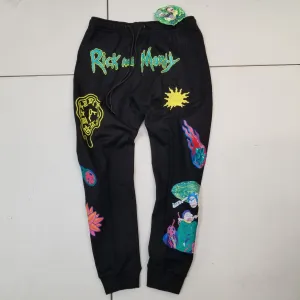 Men's Freeze Max Rick and Morty Joggers Black