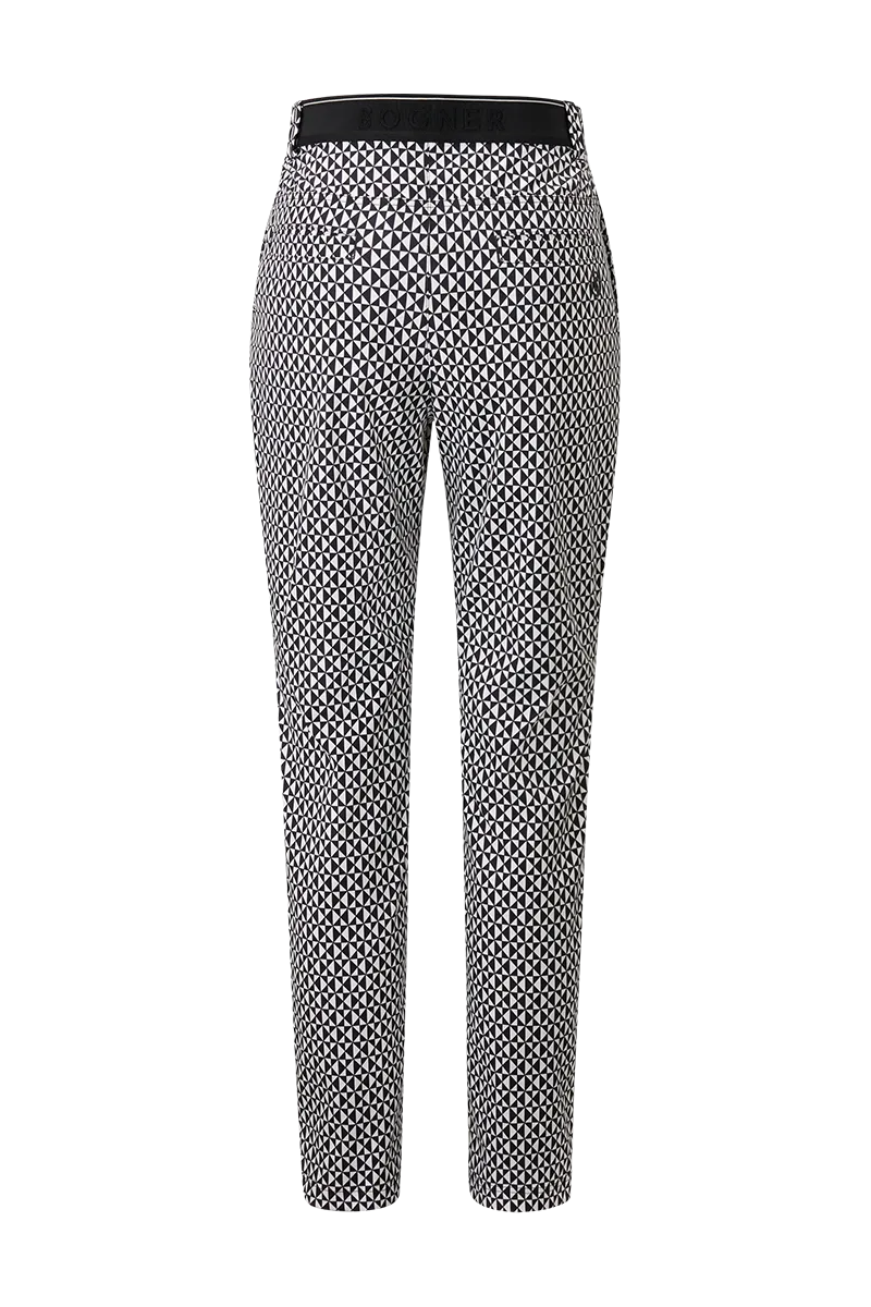 Nessi Functional Golf Pants - Black Print