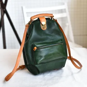 New Artistic Retro Youth Leather Backpack