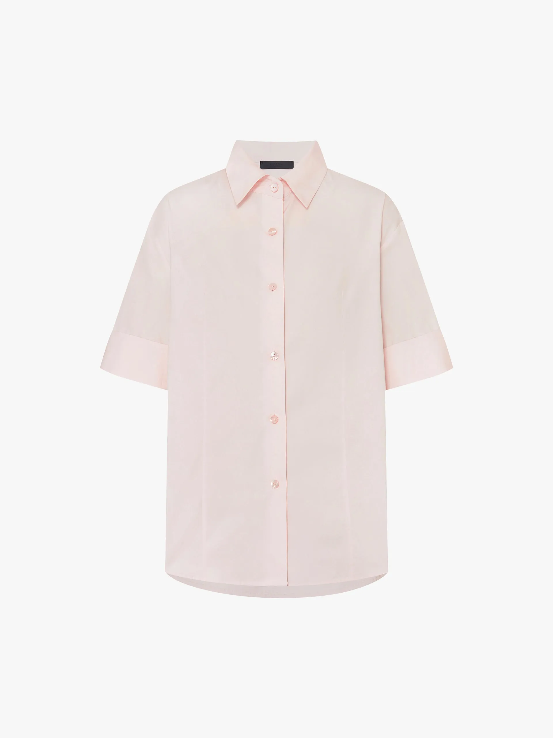 Pure Color Cotton Shirt