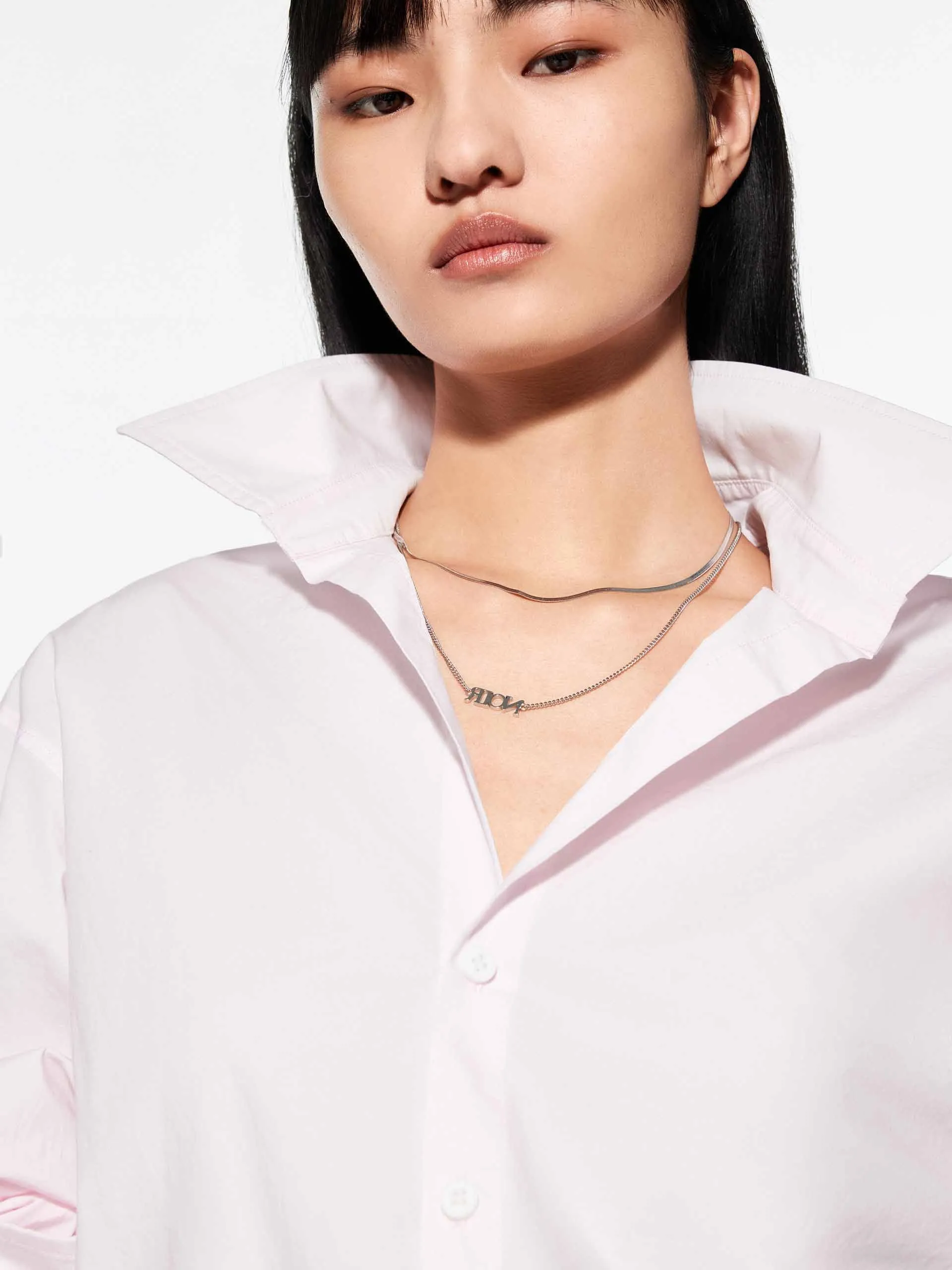 Pure Color Cotton Shirt