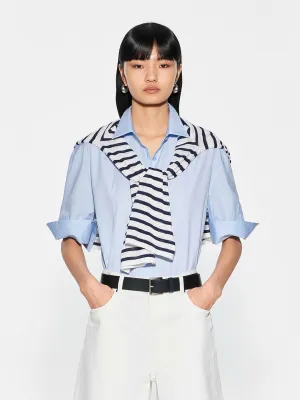 Pure Color Cotton Shirt
