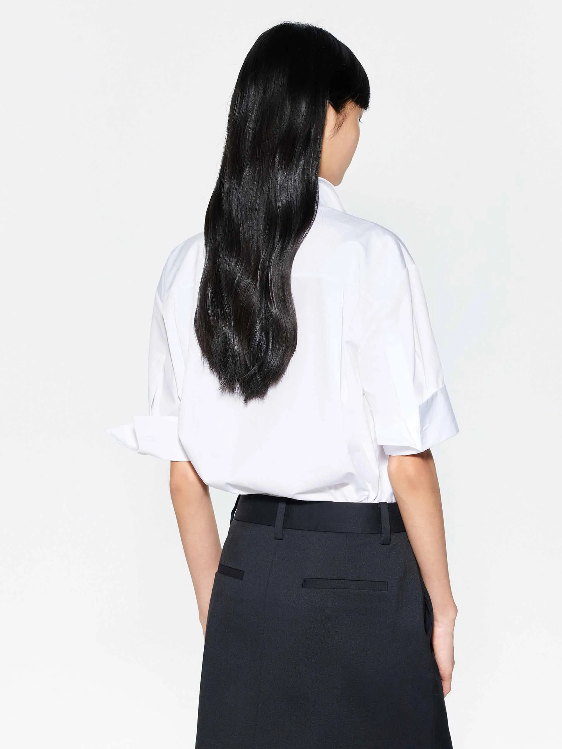 Pure Color Cotton Shirt