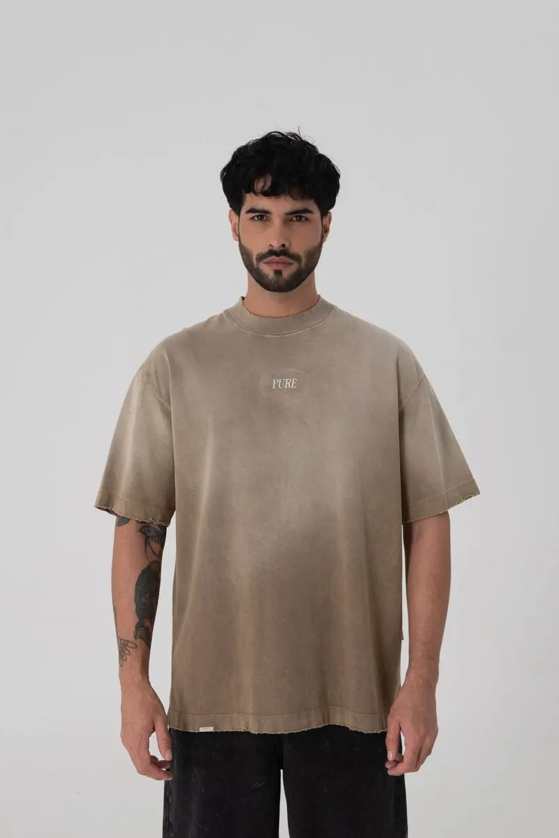 Pure Heraldic Brown Shield T-Shirt