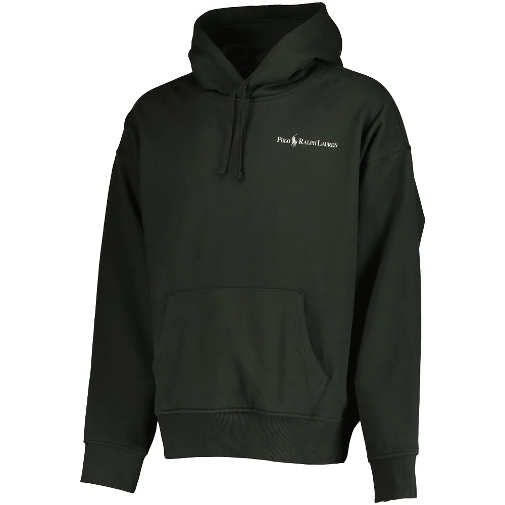 Relaxed Fit Logo Fleece Hoodie