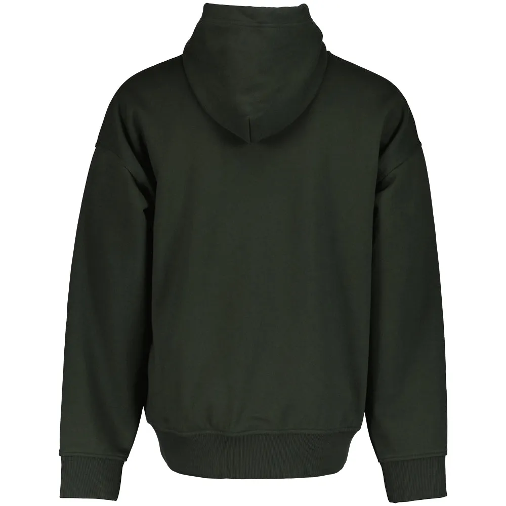 Relaxed Fit Logo Fleece Hoodie