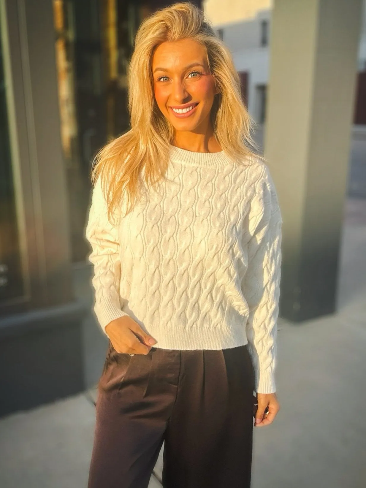 Sadie & Sage Stroll In The Park Sweater
