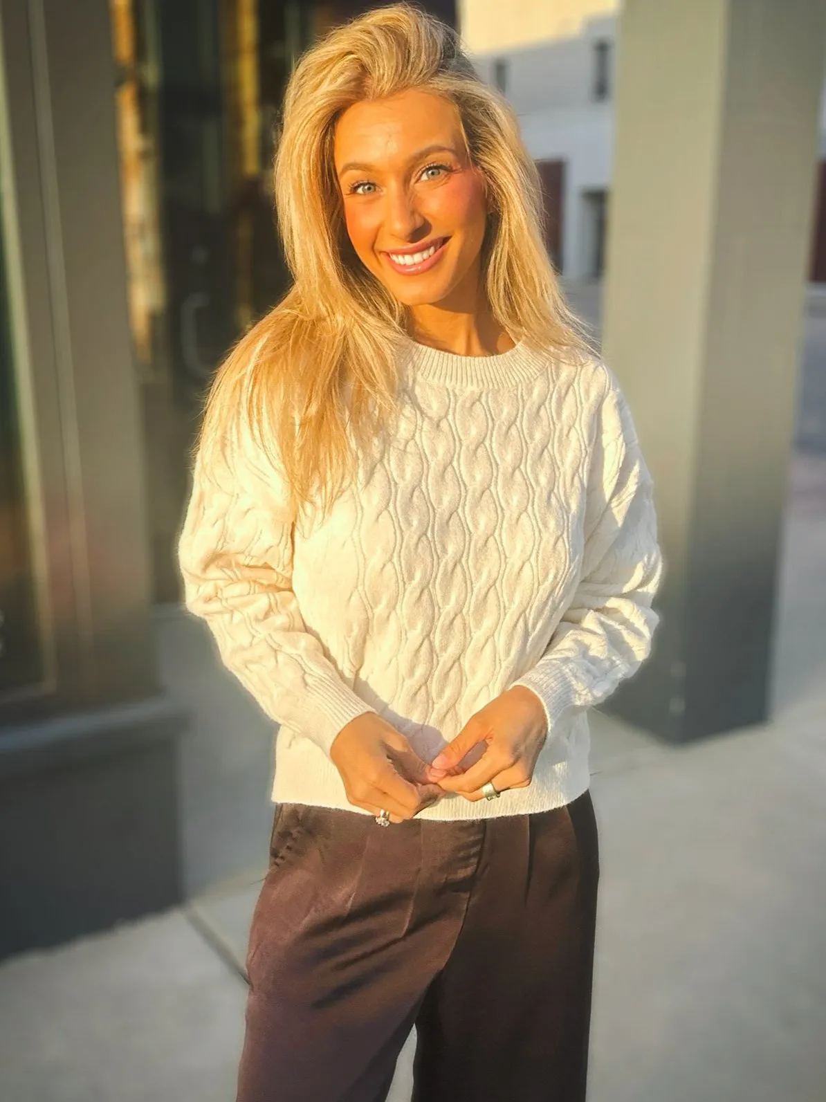 Sadie & Sage Stroll In The Park Sweater