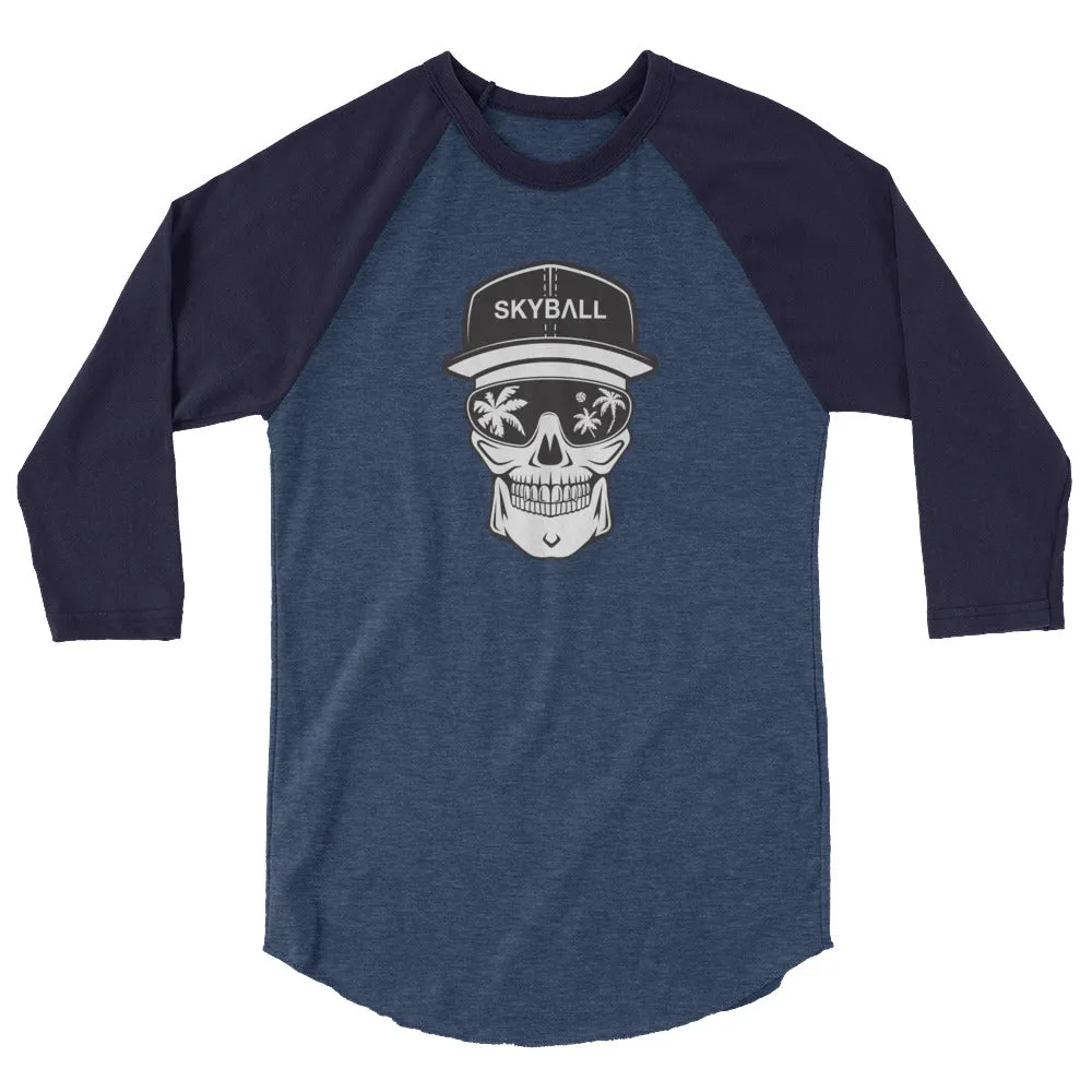 Skyball Skully 3/4 Sleeve Raglan Shirt