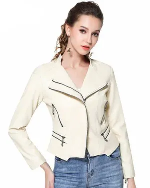 Spring Short Leather Jacket