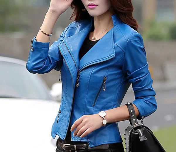 Spring Short Leather Jacket