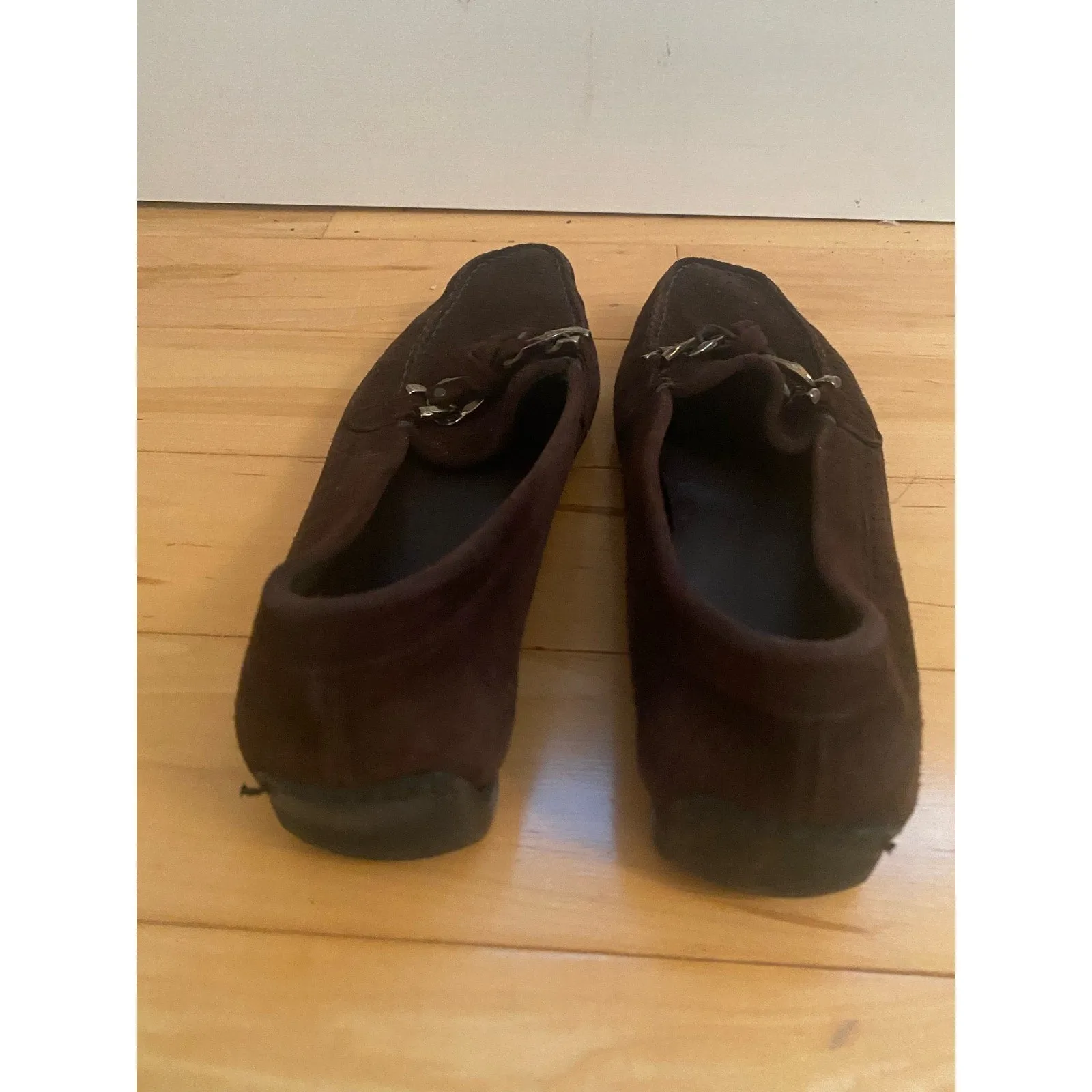Stuart Weitzman Brown Suede Loafers Size 7