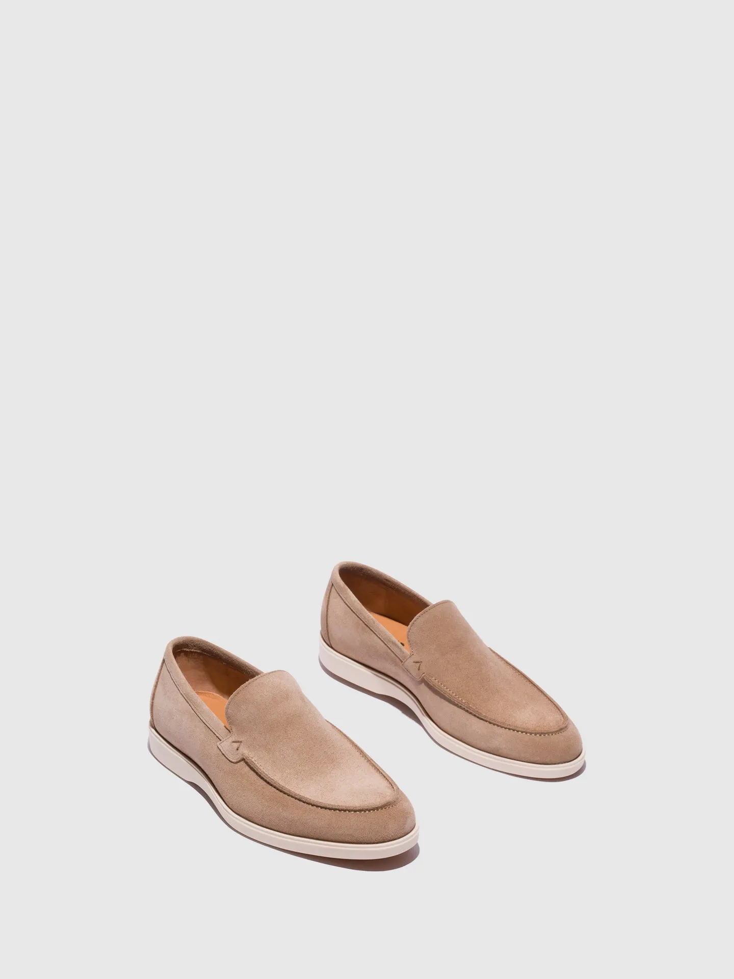 Taupe Snaffle Loafers