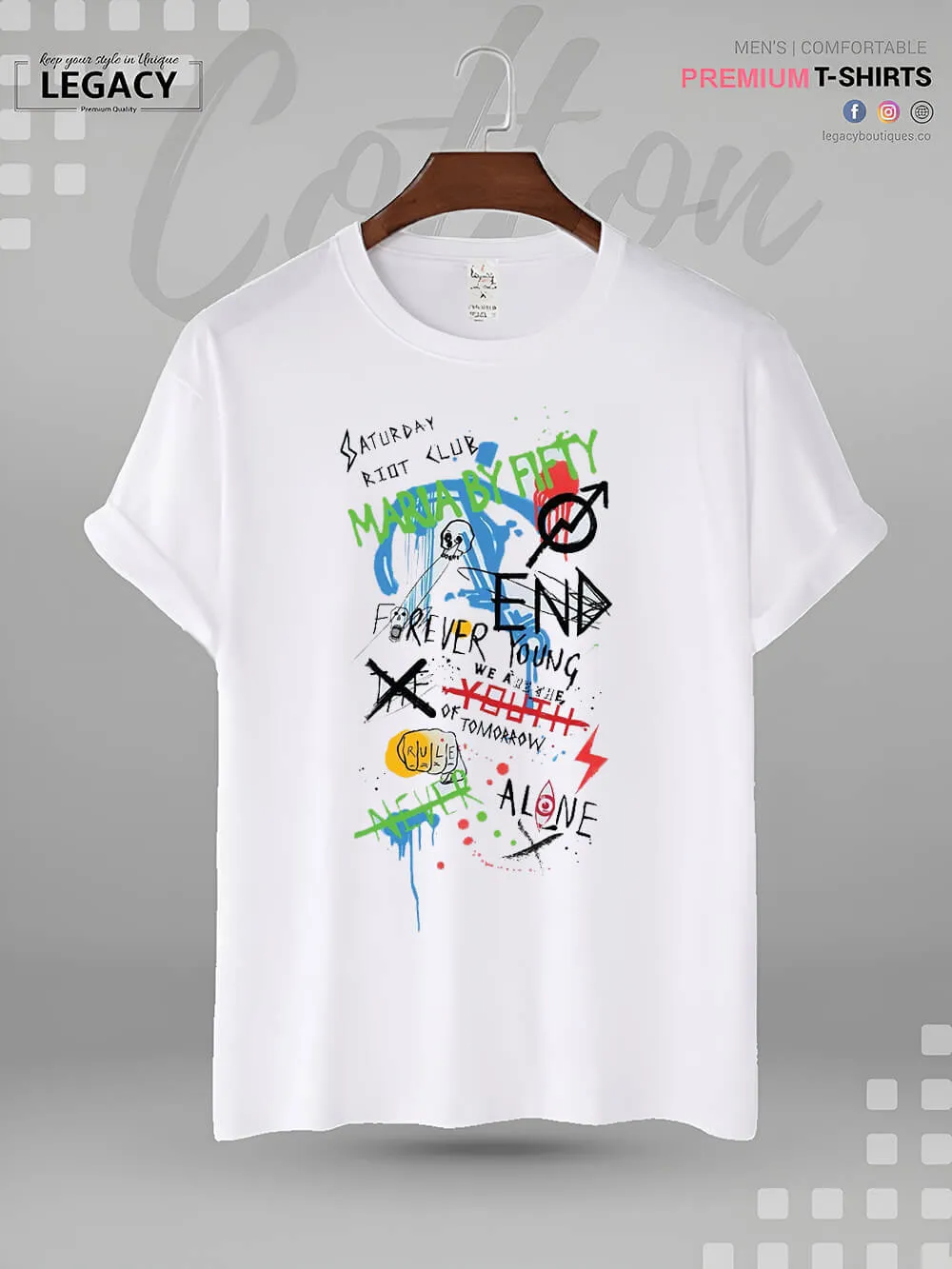 We Are The Youth Of Tomorrow Good Quality Mens Tshirt In Lowest Price In BD
