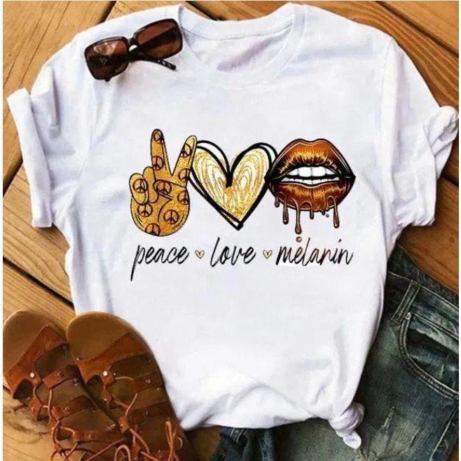 Women Awesome Fashionable Lips Print Design T Shirts