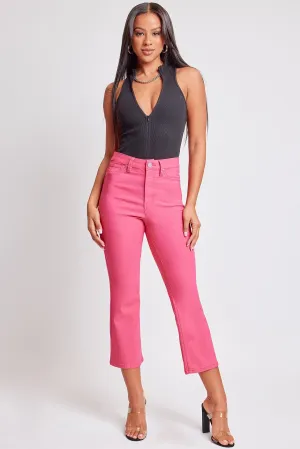 YMI FIERY CORAL Hyper-Stretch Cropped Mini Boot